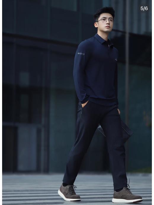 点此购买 比音勒芬春秋季男士防晒抗菌长袖Polo衫 ss 329654 商品图10