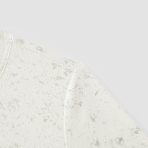 商场同款|森马长袖T恤女秋短款星空亮片蜡染字母修身2025新款衣服 商品图2