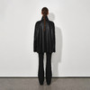 NUTH黑色宽松廓形pu皮夹克中长款拉链皮衣外套女 商品缩略图0