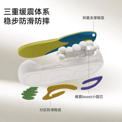 【婴童服配】嫚熙稳护鞋秋季婴儿鞋男童学步防滑宝宝鞋女 商品图2