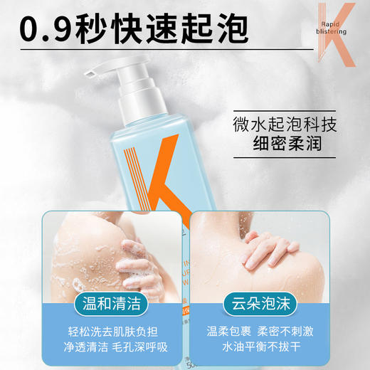 LK 氨基酸水润保湿润肤沐浴露（小苍兰香型） 商品图3