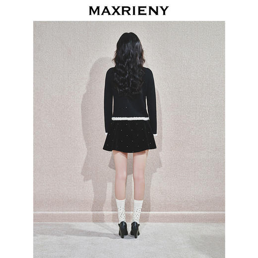 MAXRIENY【商场同款】名媛千金小香风新年搭亮片24K外套新款气质感(货号:MS85JA787) 商品图3