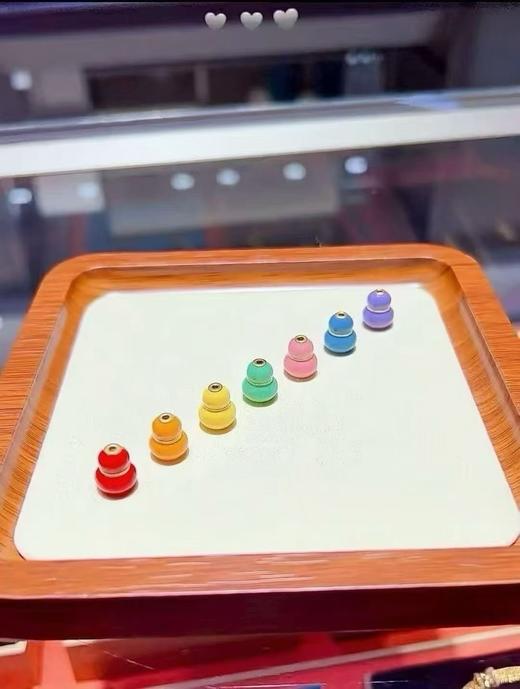 【新品首发】七彩葫芦吊坠 黄金足金福禄新中式葫芦转运珠女士礼物MEMORA诗普琳HP9078、HP9079 商品图3