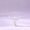 卡蒂罗KADER 紫藤花开项链 精致轻奢大气甜美爆闪水滴设计锁骨链 925银镶嵌闪锆简约百搭闪耀银河表白告白女生 毕业季 商品缩略图2
