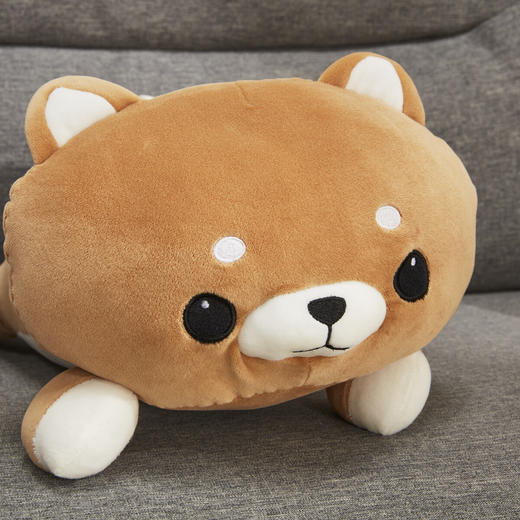  舒柔靠枕毛绒沙发抱枕柴犬公仔抱枕 NINI狗2 商品图2