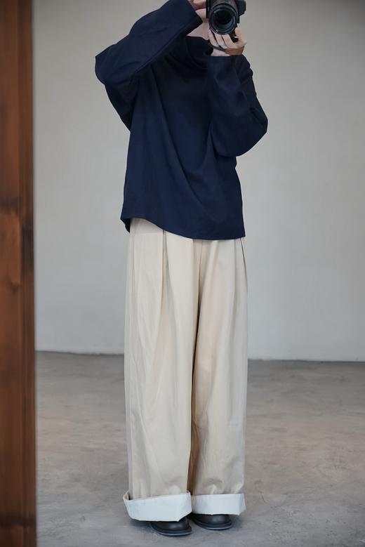 elsa esturgie2色堆领上衣 商品图2