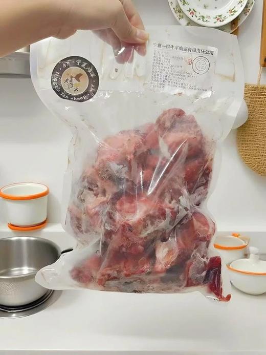 【顺丰/京东包邮】99到手约2斤，手剁宁夏盐池滩羊新鲜羊蝎子 基地直邮 商品图7