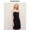MAXRIENY【银河精灵-商场同款】精致华丽感满钻吊带连衣裙显瘦法式(货号:MC85DR367) 商品缩略图3