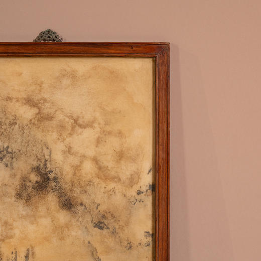 清	红木镶云石挂屏 商品图4