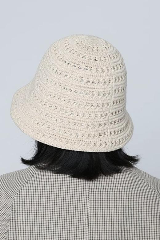 Say Something 双面用百搭奶油色编织渔夫帽 21261 商品图3