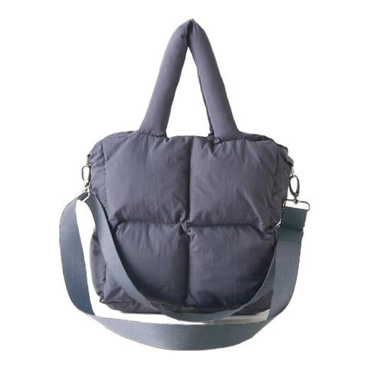 NITORI宜得利家居 ins风女士腋下单肩斜挎托特包大容量云朵绗缝包 商品图3