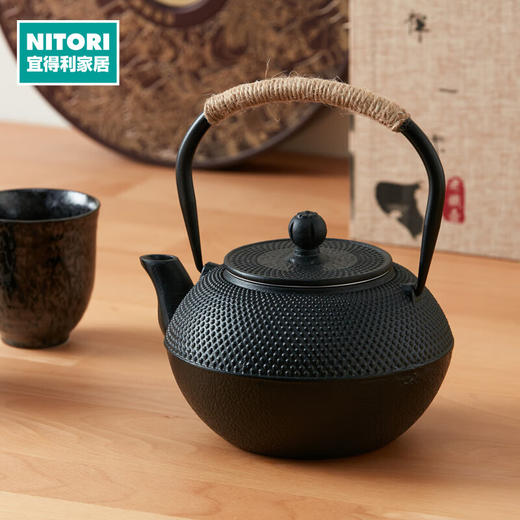  煮茶壶围炉煮茶大容量水壶功夫茶具颗粒铸铁壶 商品图0