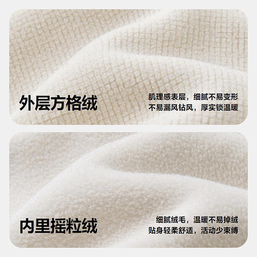 迷你巴拉男女童摇粒绒裤子婴儿卫裤初春保暖宝宝加绒长裤棉裤 商品图3