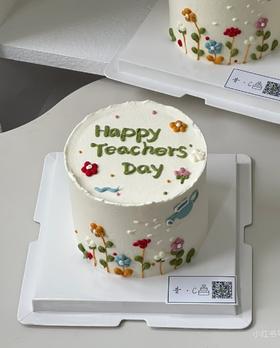 【加高胚】教师节--【happy  teachers' day教师节蛋糕