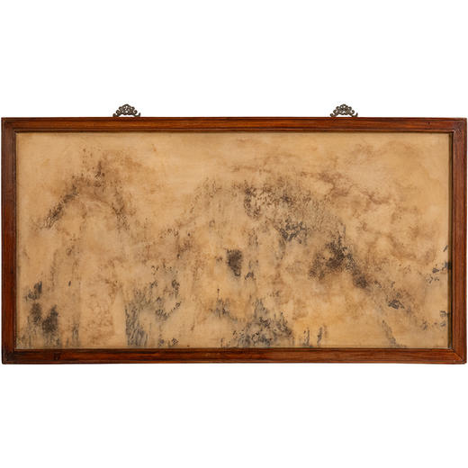 清	红木镶云石挂屏 商品图5