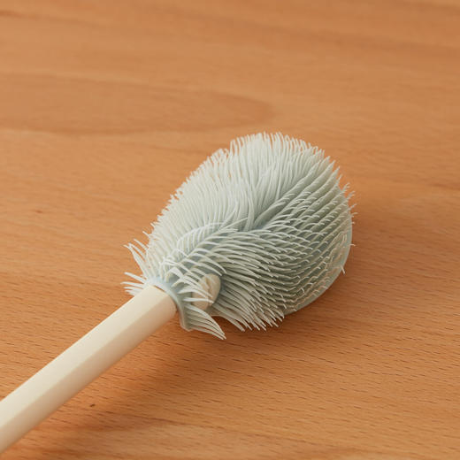   可伸缩清洁刷长柄杯刷硅胶瓶刷奶瓶刷可调折叠头瓶刷 商品图1