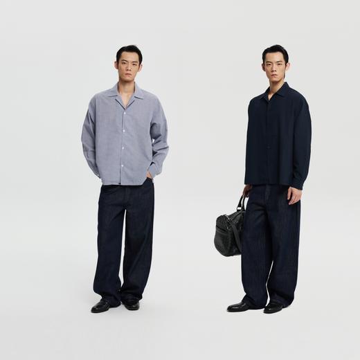 oneup泡泡纱宽松衬衫 商品图4