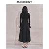 MAXRIENY【商场同款】精致优雅连衣裙24冬款法式复古赫本风小黑裙(货号:MS85DR764) 商品缩略图3