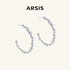 ARSIS｜流光系列 泡泡波浪耳圈