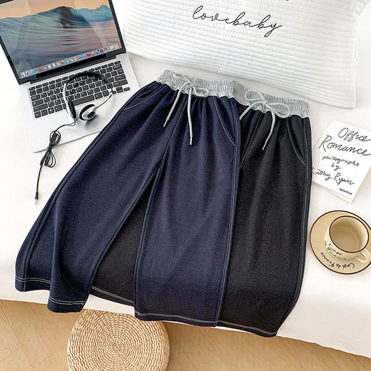 【45.9元/条起】秋季亲子裤运动卫裤阔腿裤儿童裤子中大童男童女童休闲裤 商品图3