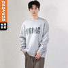 DRONKOO 2025 圆领胸前后幅印胶大字母微阔中厚卫衣 商品缩略图0