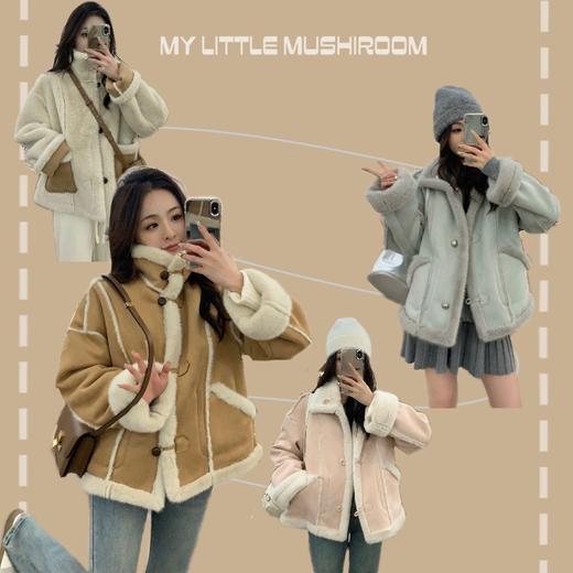 现货 阿尔卑斯 冬日限定氛围 麓皮机车外套 商品图3