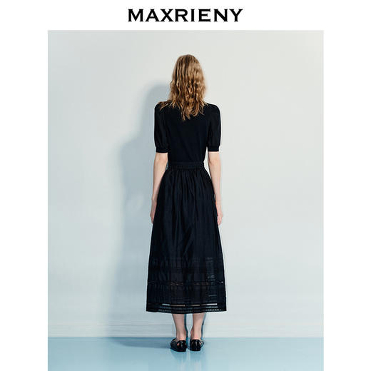 合领口钉珠装饰毛衫(货号:MF86SW260) 商品图3