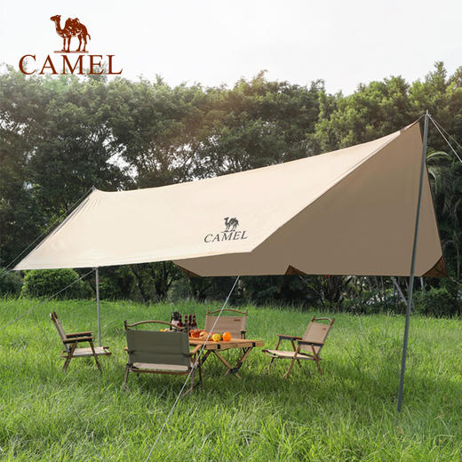 骆驼（CAMEL） 户外露营野餐涂银加厚防雨防晒便携天幕 133CA1T018—rxs 商品图5