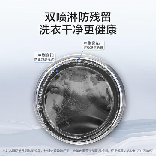 海尔（Haier） Leader出品洗衣机8KG滚筒洗衣机全自动家用417mm超薄嵌入筒自洁智能预约一级能效 @G80B22SGTD 商品图5