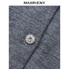 MAXRIENY格雷系气质穿搭羊毛针织衫25秋款收腰显瘦钉钻上衣女(货号:MF86SW511) 商品缩略图2
