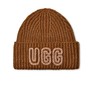 2楼UGG时尚舒适纯色LOGO粗罗纹毛线针织帽 吊牌价499 商品缩略图1