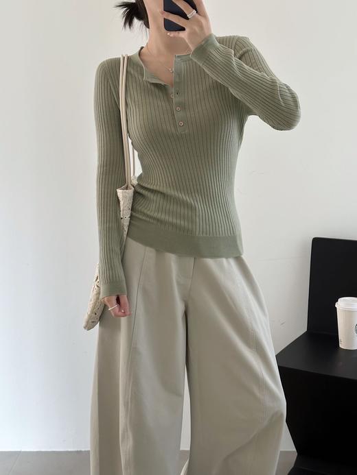 新品18针80支100%新澳洲绵羊毛无缝一体显瘦打底衫 商品图10