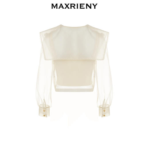 【Day Dreaming-主题纪念款】MAXRIENY精致华丽藤蔓刺绣方领上衣(货号:MC85TP088) 商品图3