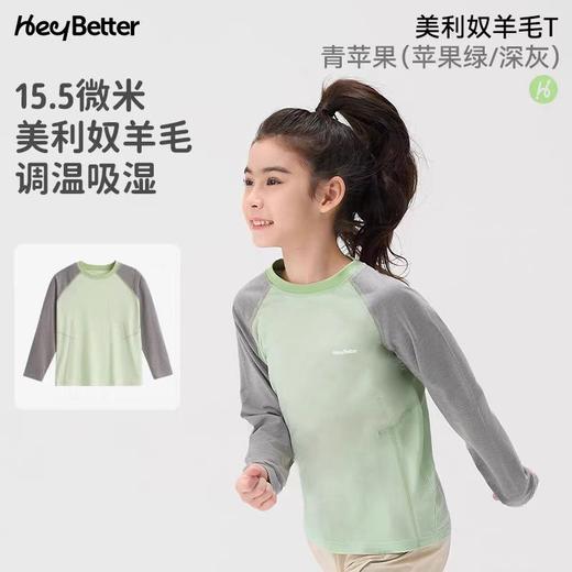 （包邮）HeyBetter儿童新美丽奴羊毛长袖T（三种颜色） 商品图2