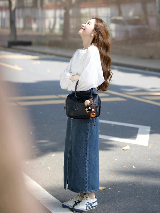 【百图lulu定制】【千金衬衫】木耳边 花瓣袖 V领蕾丝 长袖衬衫 商品图5