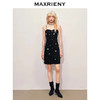 MAXRIENY【银河精灵-商场同款】精致华丽感满钻吊带连衣裙显瘦法式(货号:MC85DR367) 商品缩略图0