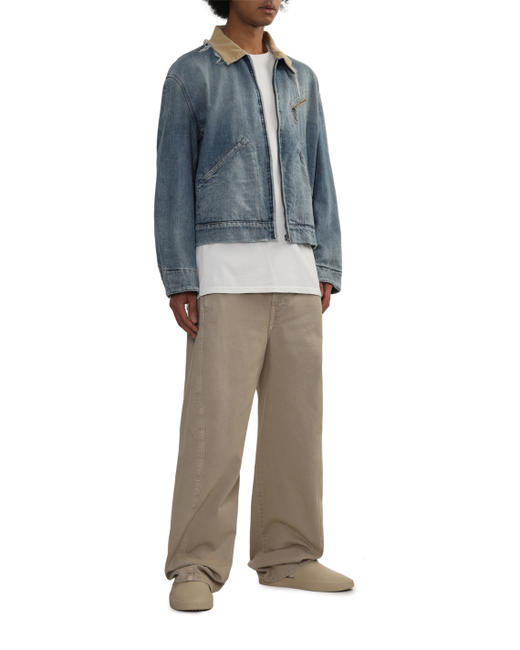 男款拉链牛仔夹克外套016 商品图1