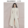 MAXRIENY极简赫本风绵羊毛过膝长款大衣气质女24秋新款外套澳毛(货号:MS85CT511) 商品缩略图1