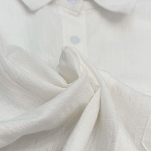 伊泺杉 老钱风纯棉贝壳刺绣衬衫 宽松舒适 通勤百搭 4色可选 商品图12