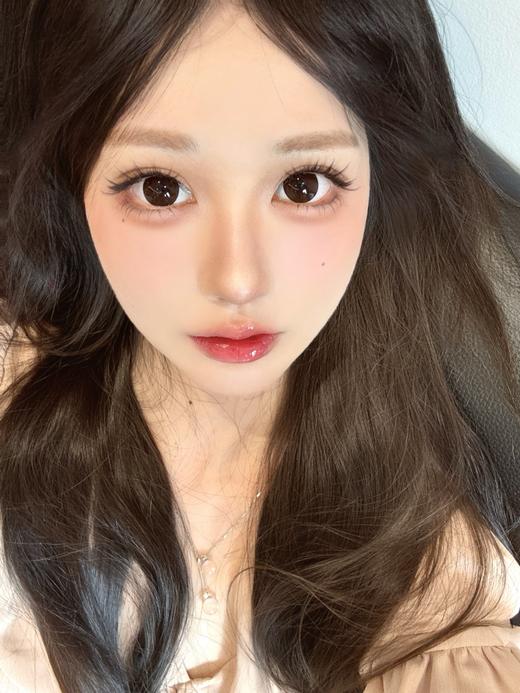 winni日抛 黑眼豆豆 黑/麻薯巧巧 巧褐色 14.5mm 着色14.0mm 日抛无售后！！10片 商品图3