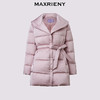 MAXRIENY复古优雅感羽绒服女中长款24冬新款系带收腰烫钻保暖外套(货号:MS85DC762) 商品缩略图4