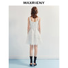 MAXRIENY2025年夏季新款蝴蝶结千金小香风花纱白色连衣裙(货号:MF86DR252) 商品缩略图3