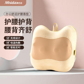 仕达腰部按摩仪器肩背腿部颈椎车载按摩靠垫教师节礼物送男女老师爸妈高档实用生日礼物MS-B36