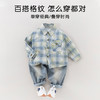 男童衬衫秋季新款儿童长袖翻领格子衫小童全棉外套大童韩版衬衫秋 商品缩略图0