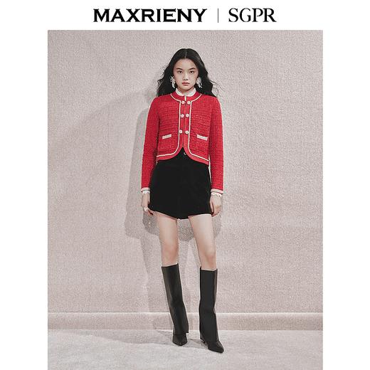 MAXRIENY精致浪漫外套女2025秋冬新款千金名媛小香风上衣短款外套(货号:MS85JA515) 商品图1