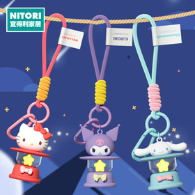 三丽鸥煤油灯小夜灯挂件发光摆件书包钥匙扣挂饰