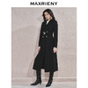 MAXRIENY优雅复古感大女24冬新款双面呢绵羊毛外套中长款收腰显瘦(货号:MS85CT760) 商品缩略图2