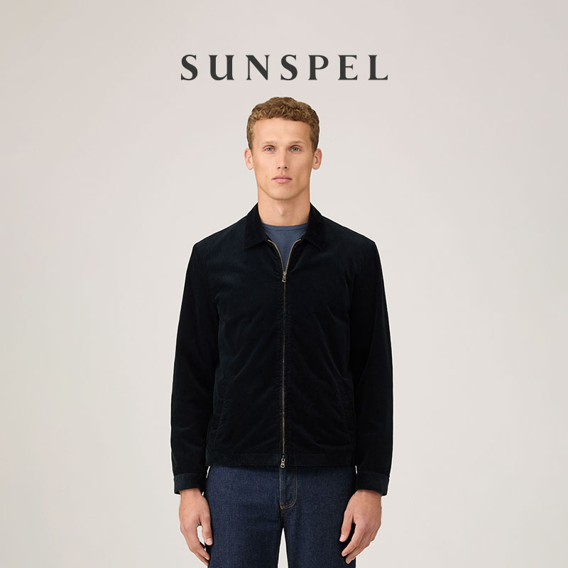 【秋冬新品】SUNSPEL男士秋冬灯芯绒哈灵顿夹克
