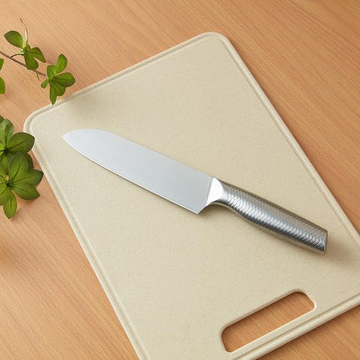  厨房菜刀多功能蔬果刀全不锈钢斩切两用刀三德刀SH01 商品图4