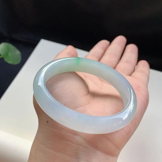 高货 翡翠手镯 传家宝温润圆满中式翡翠手镯49625031818H（一口价） 商品图5